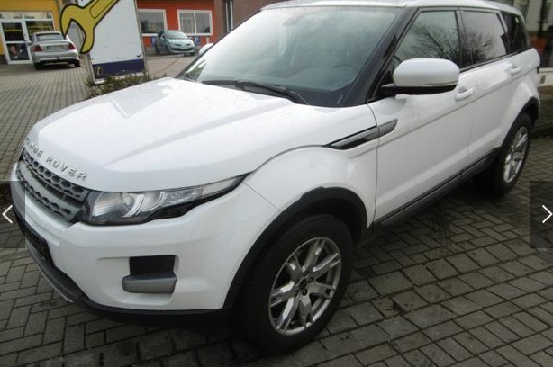 Left hand drive LANDROVER RANGE ROVER EVOQUE TD4  Pure Leder Anhängekupp